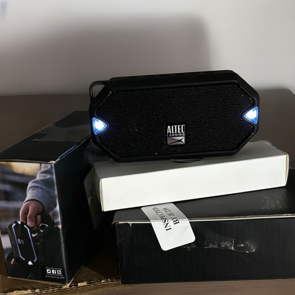 Altec Lansing HydraMini Wireless Bluetooth Speaker, IP67 Waterproof USB C Rec... - Picture 8 of 10